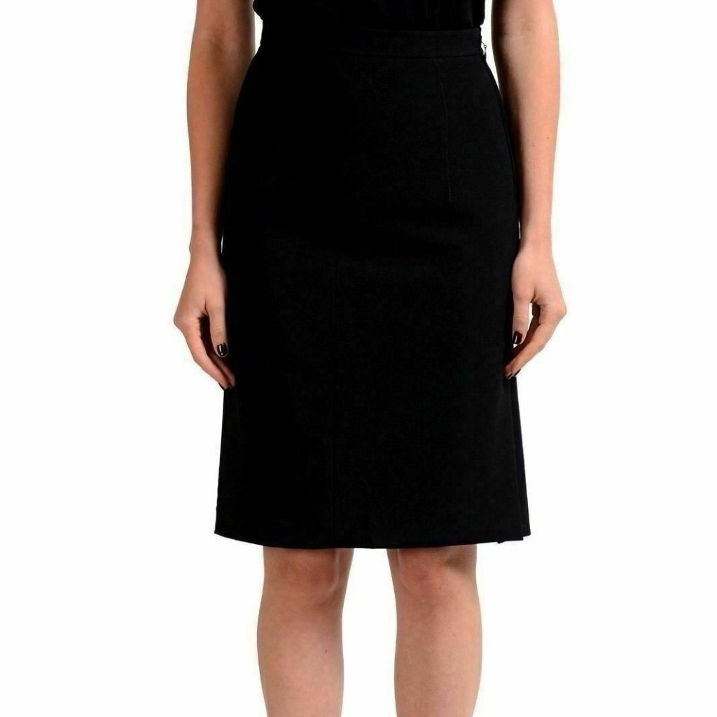Dsquared2 Women's Wool Black Pencil Skirt Us Xs It 38